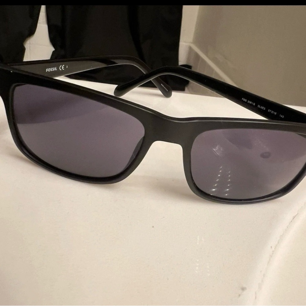 Fossil Black‎ Men's Sunglasses FOS 3160/S